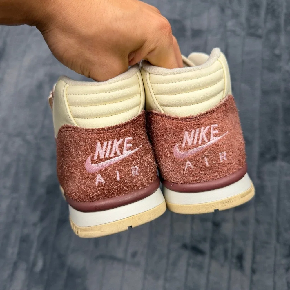 Nike Air Trainer 1 Shima Shima Brown Pink Suede DM0522-201 Mens 12